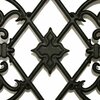 Nuvo Iron OVAL BLACK CAST ALUMINUM FENCE & GATE INSERT - 13in x 17in ACW56-EC